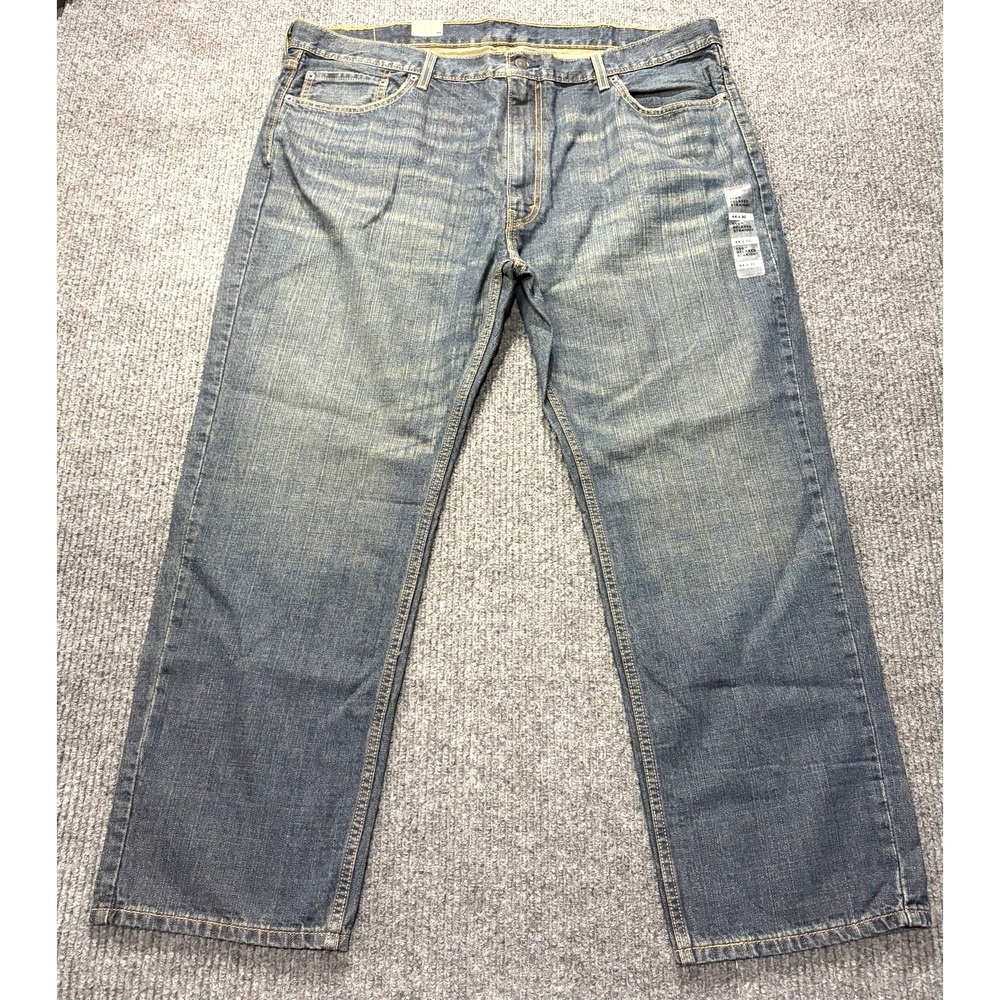 NWT Levis 559 Relaxed Straight Jeans Mens 44x30 Blue Big and Tall Stretch Denim